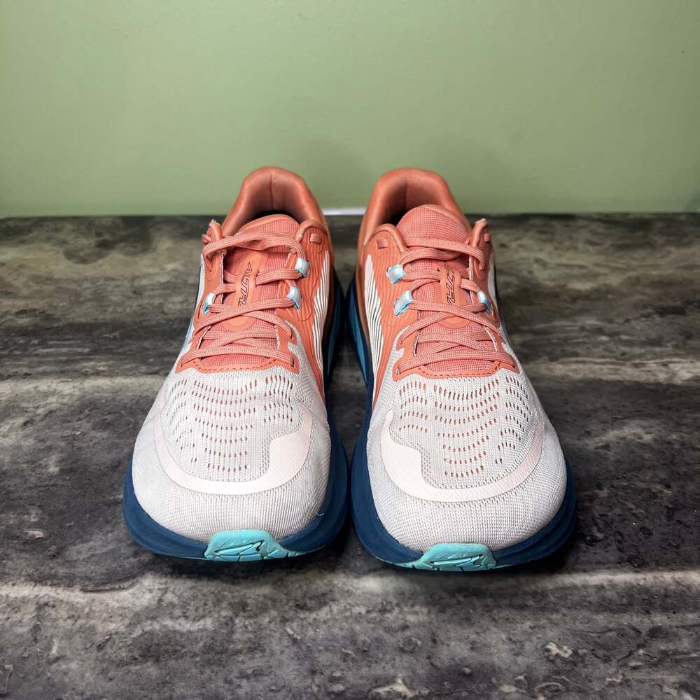 Altra Women's Athletic Shoes in Coral and Navy - Picture 2 of 6